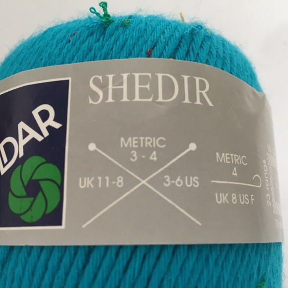 Lot of 2 PHILDAR Shedir Turquoise Blue 50 gms 783 Yards Color 129 Acrylic Nylon - Picture 5 of 5